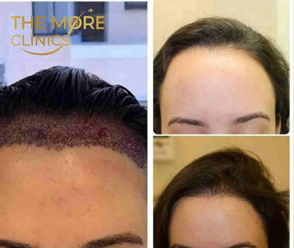 haartransplantation frauen vorher nachher