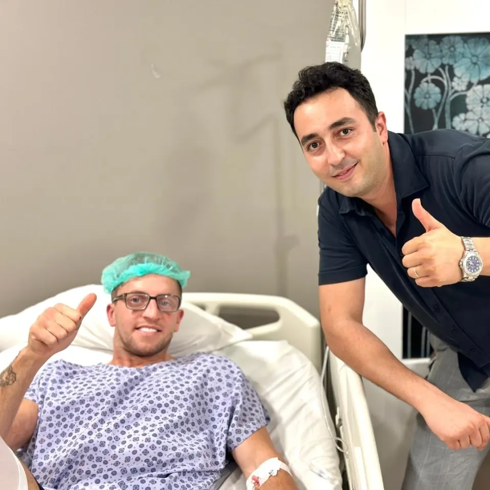 A patient and a member of The More Clinics team